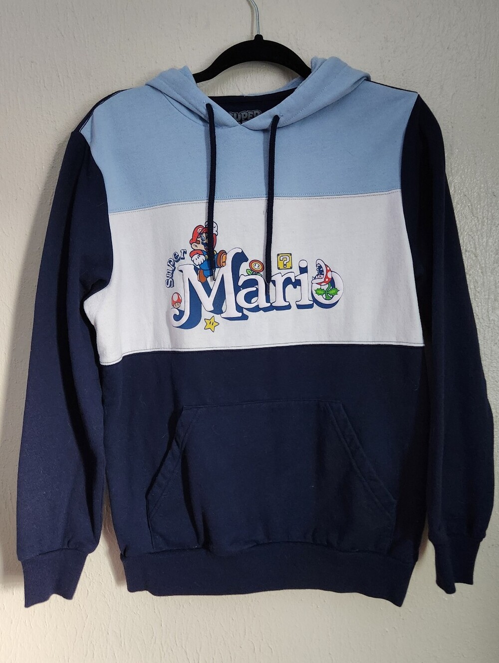 Super Mario Navy Blue Hoodie